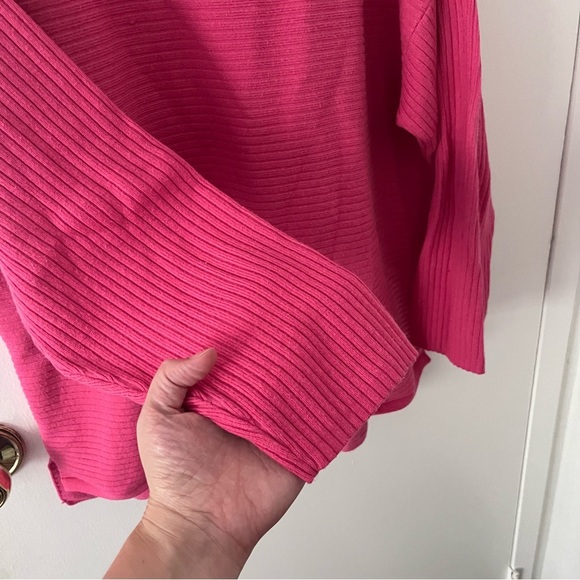 Style & Co Women’s Pink Boatneck Ribbed Sweater Rayon Nylon XXL - Picture 4 of 11